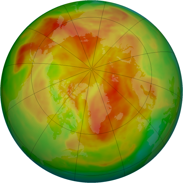 Arctic ozone map for 02 May 2015